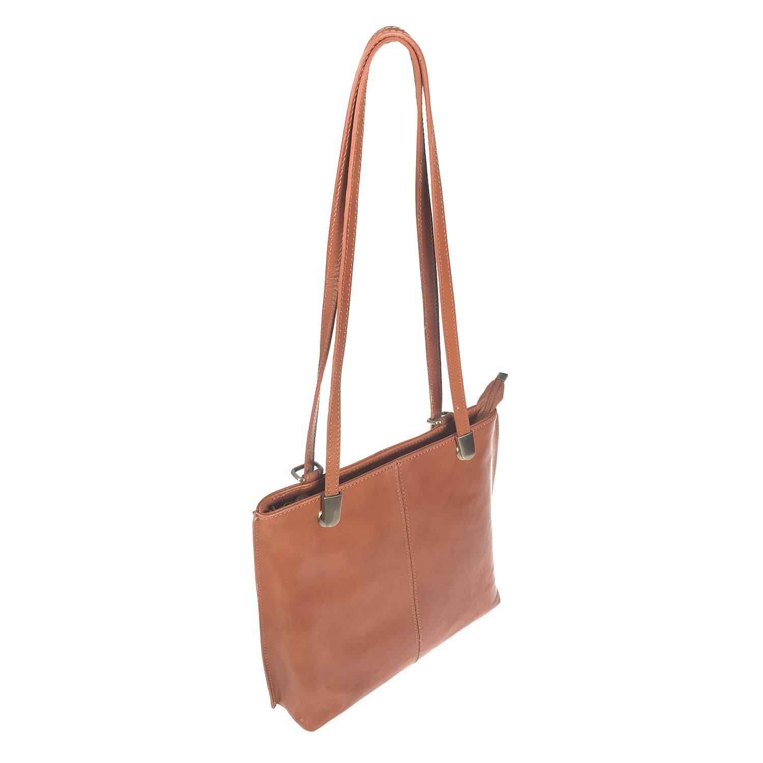 Borsa a Spalla Donna in Morbida Pelle Vera Made in Italy - 29x28x8 Cm - G1355