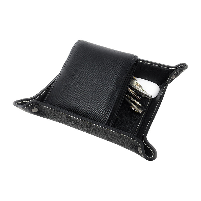 Entryway Tray Organizer in Leather ST01