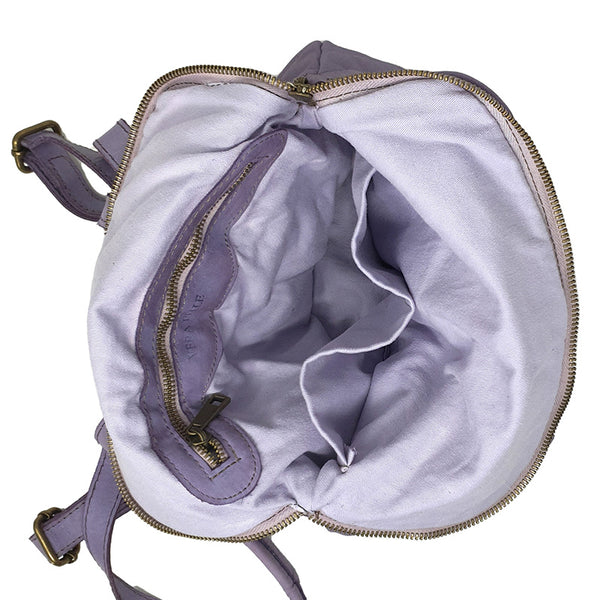 Zaino a Spalla da Donna Pelle Morbida in Stile Vintage - 28x33x12 Cm - K011