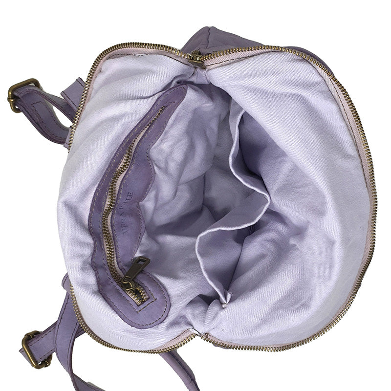 Women's Soft Leather Shoulder Bag in Vintage Style - 28x33x12 Cm - K011