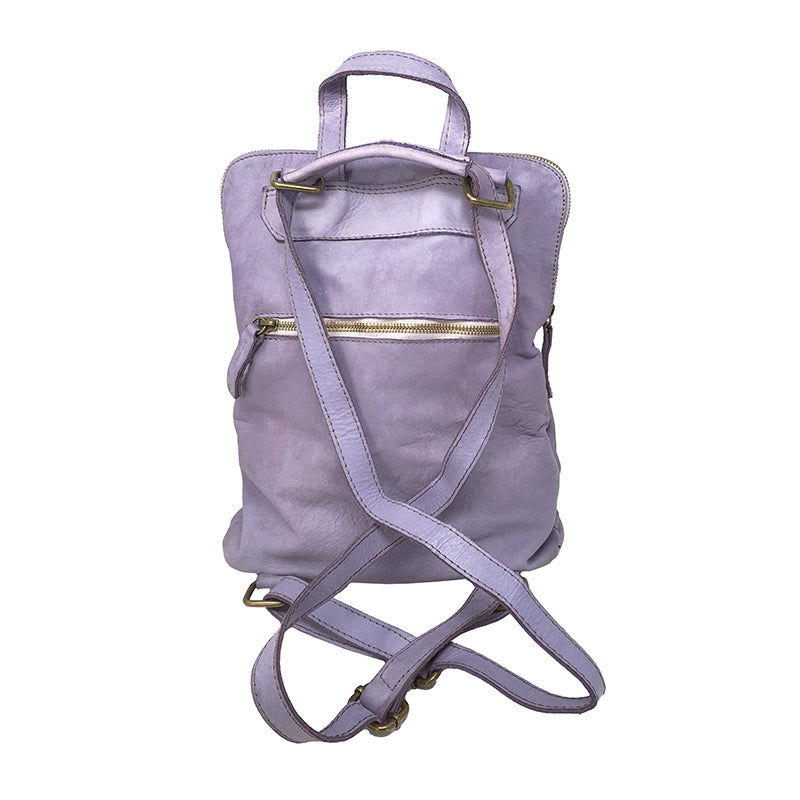 Women's Soft Leather Shoulder Bag in Vintage Style - 28x33x12 Cm - K011