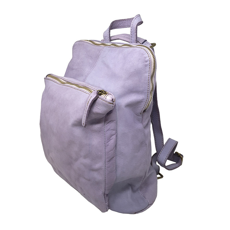 Women's Soft Leather Shoulder Bag in Vintage Style - 28x33x12 Cm - K011