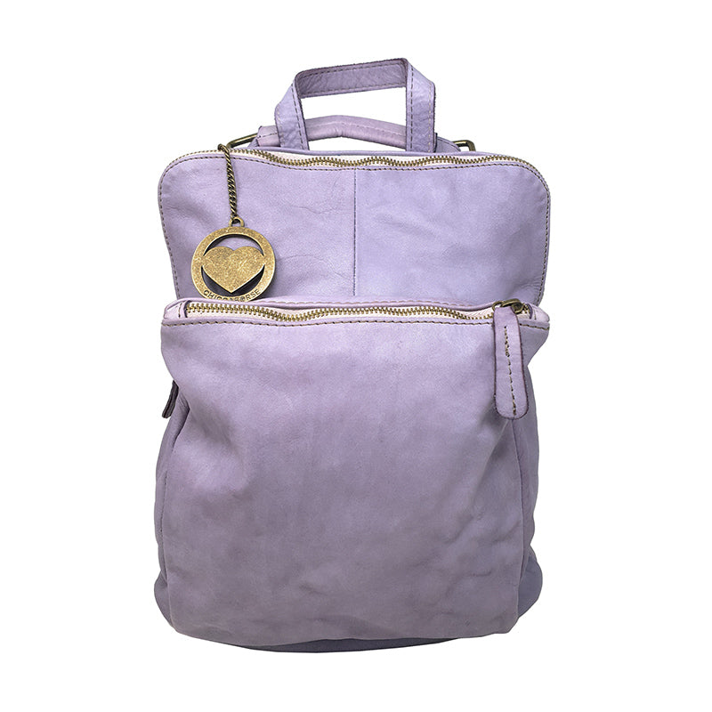 Women's Soft Leather Shoulder Bag in Vintage Style - 28x33x12 Cm - K011