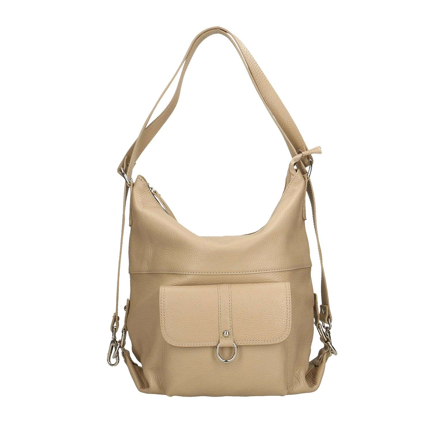 Unisex Leather Backpack - 3301