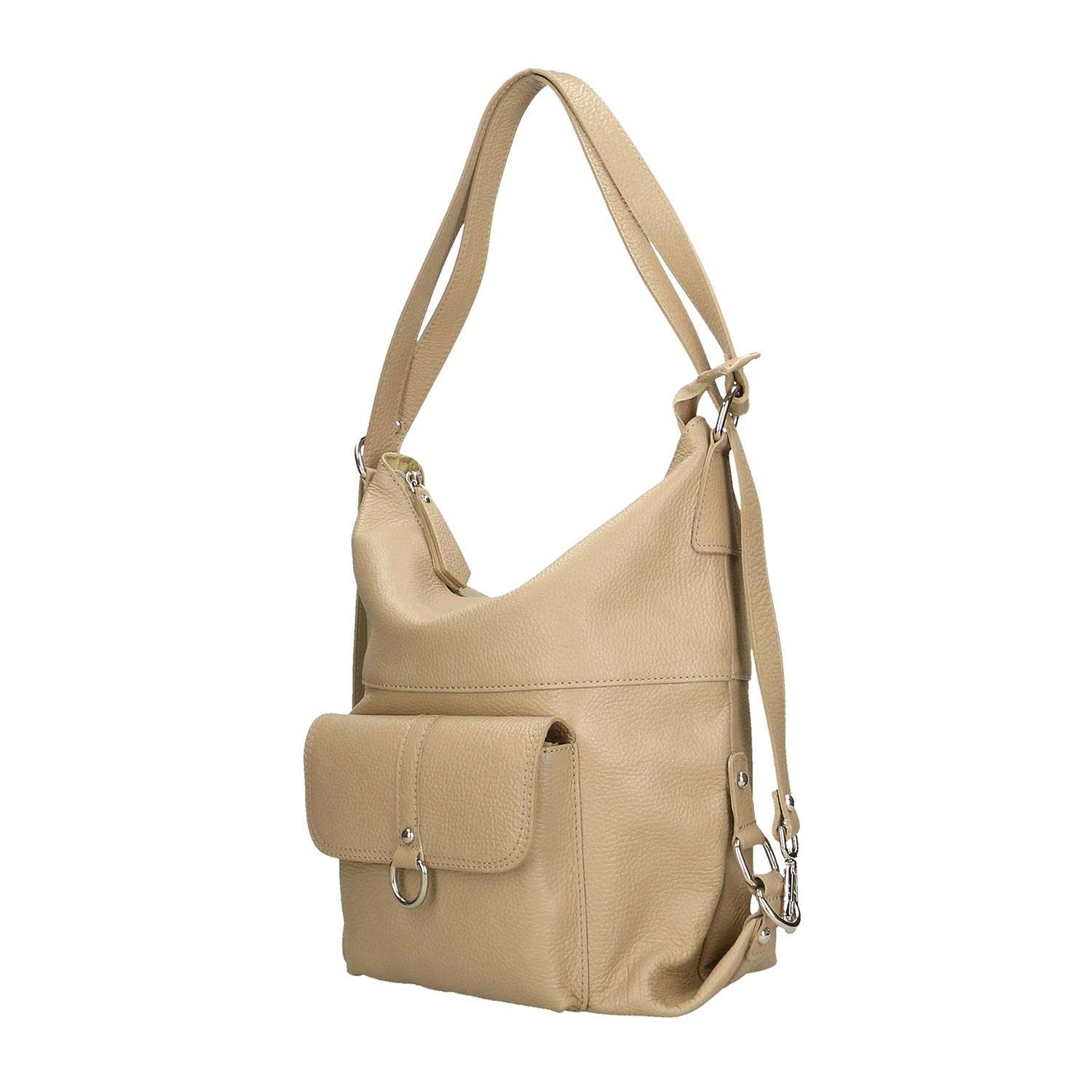 Unisex Leather Backpack - 3301