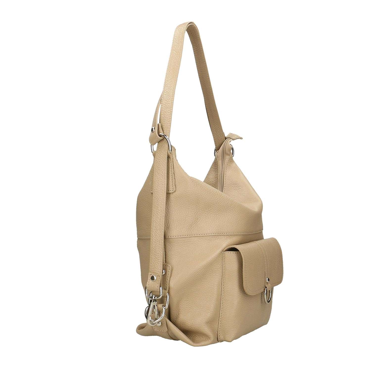 Unisex Leather Backpack - 3301