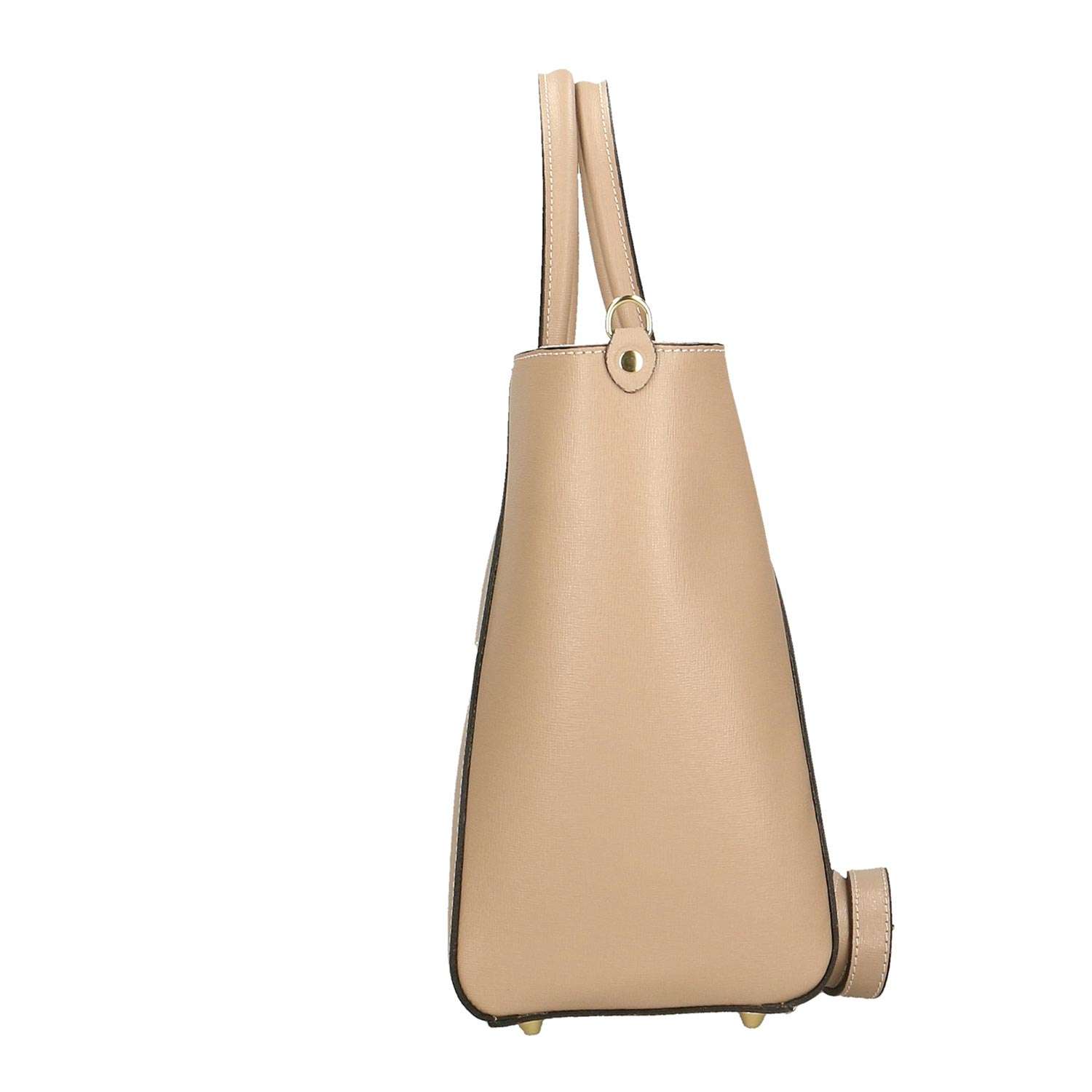 Women's Handbag Genuine Saffiano Leather - 42x29x15 cm - 3302