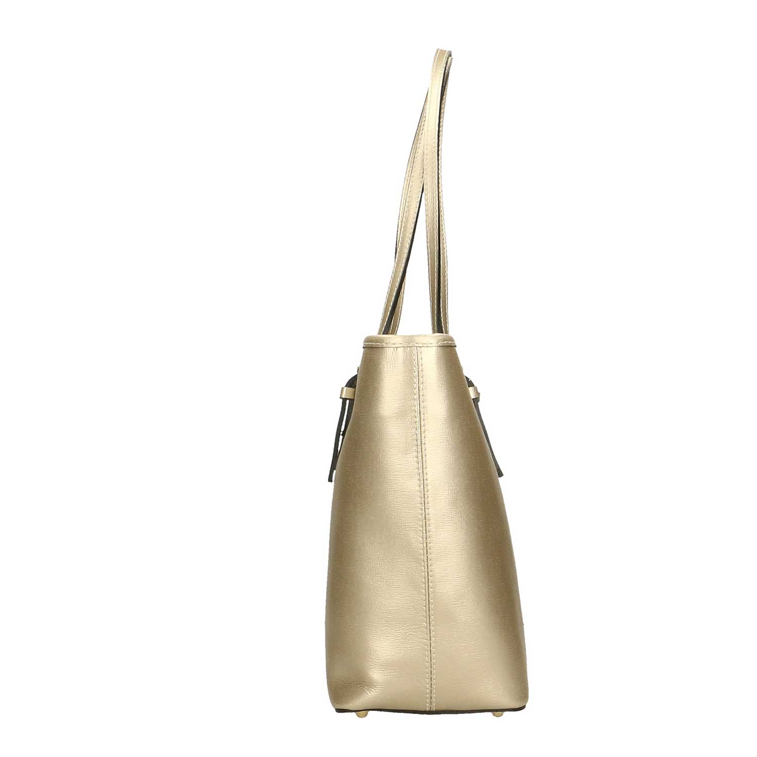 Borsa a spalla da donna in Vera Pelle Saffiano - 3306.