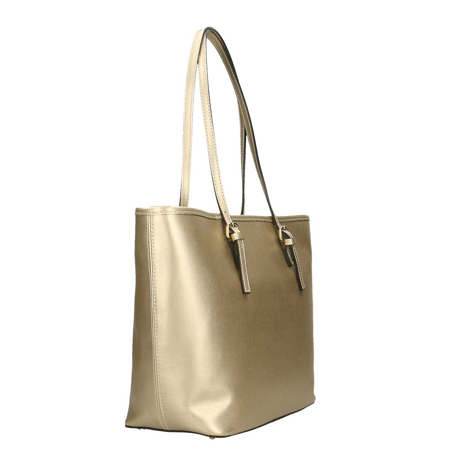 Borsa a spalla da donna in Vera Pelle Saffiano - 3306.