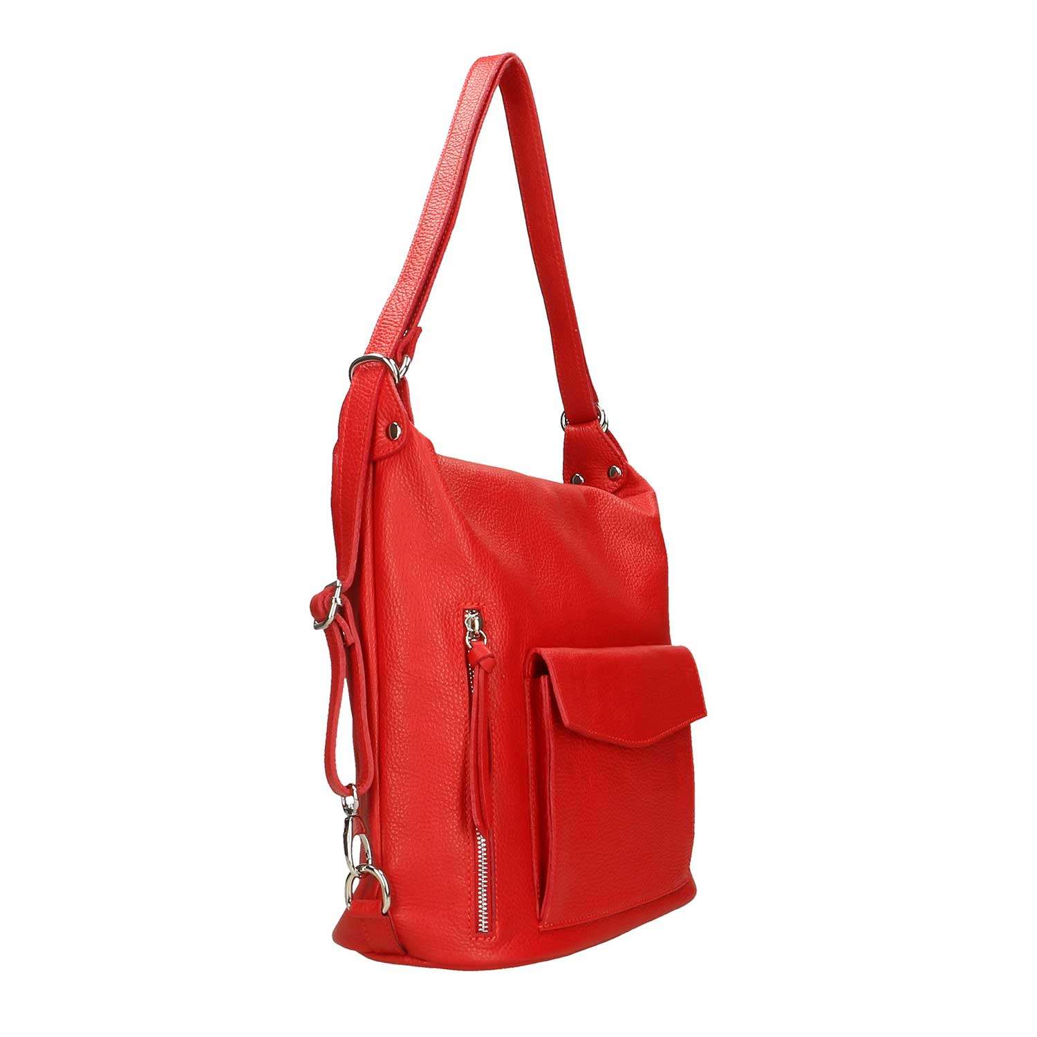 Borsa a Spalla da Donna in Vera Pelle Dollar - 37 x 29 x 13 Cm - 34001