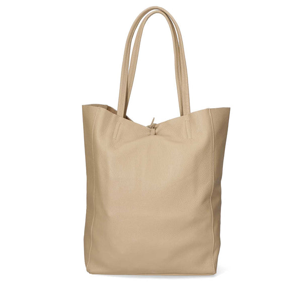 Soft Leather Bucket Bag - 80031