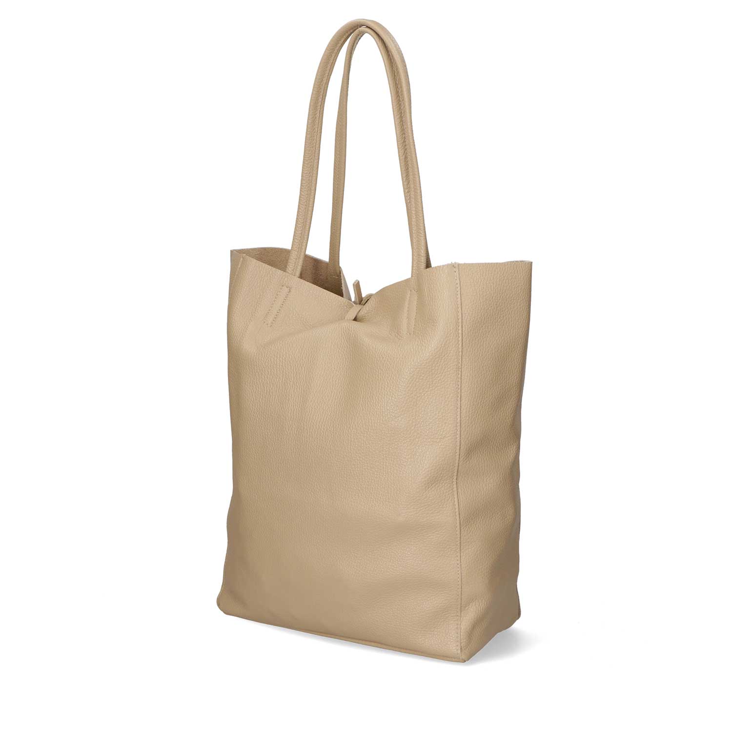 Soft Leather Bucket Bag - 80031