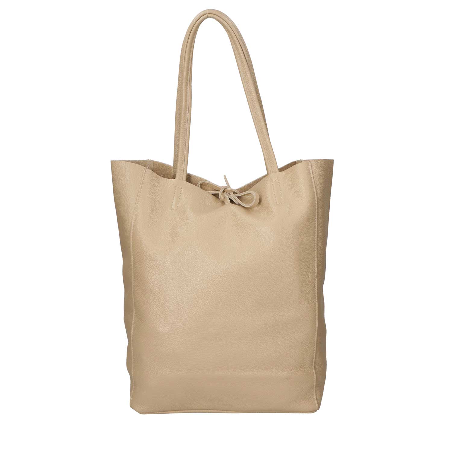 Soft Leather Bucket Bag - 80031