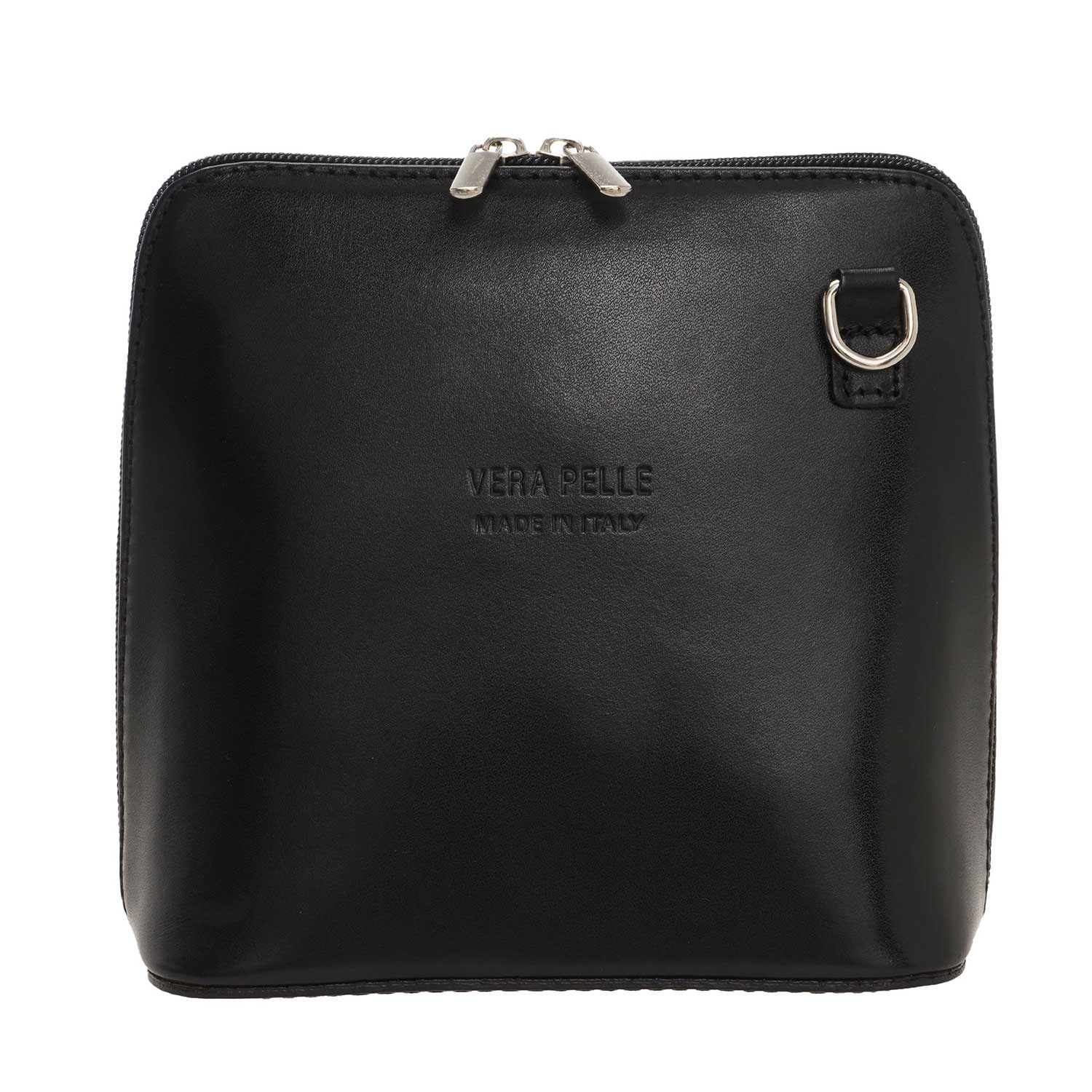 Unisex Leather Crossbody Bag - 17 x 17 x 9 Cm - 133