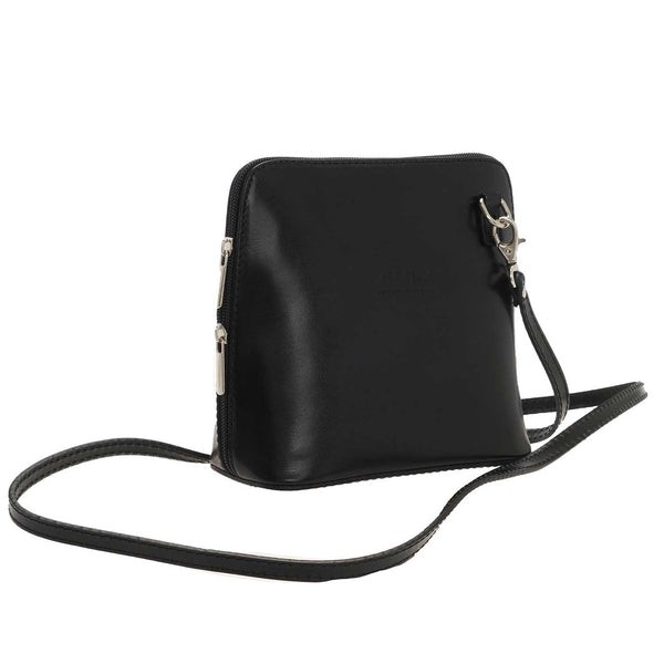 Unisex Leather Crossbody Bag - 17 x 17 x 9 Cm - 133