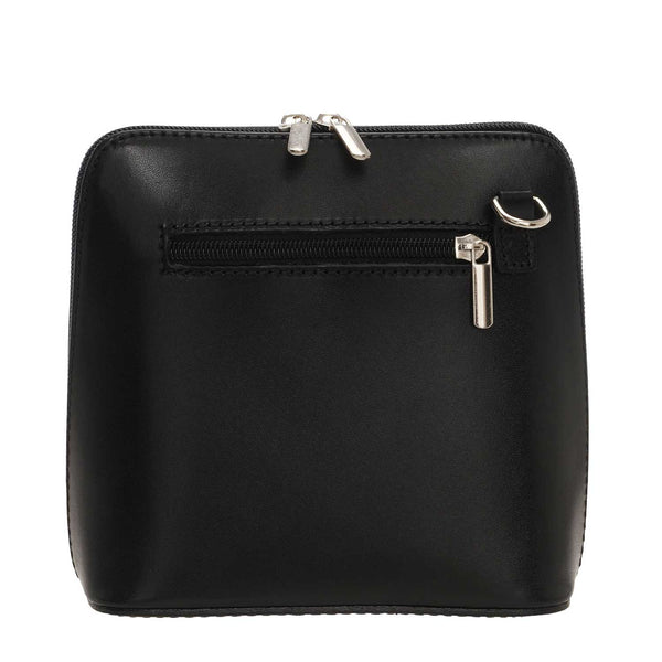 Unisex Leather Crossbody Bag - 17 x 17 x 9 Cm - 133