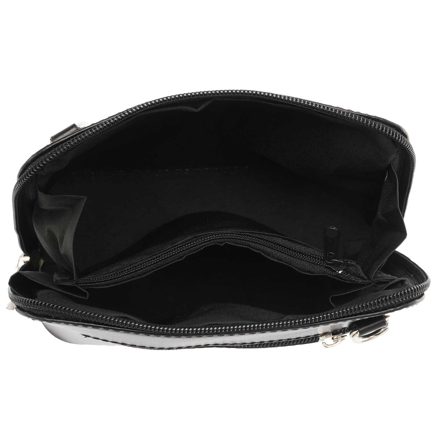 Unisex Leather Crossbody Bag - 17 x 17 x 9 Cm - 133