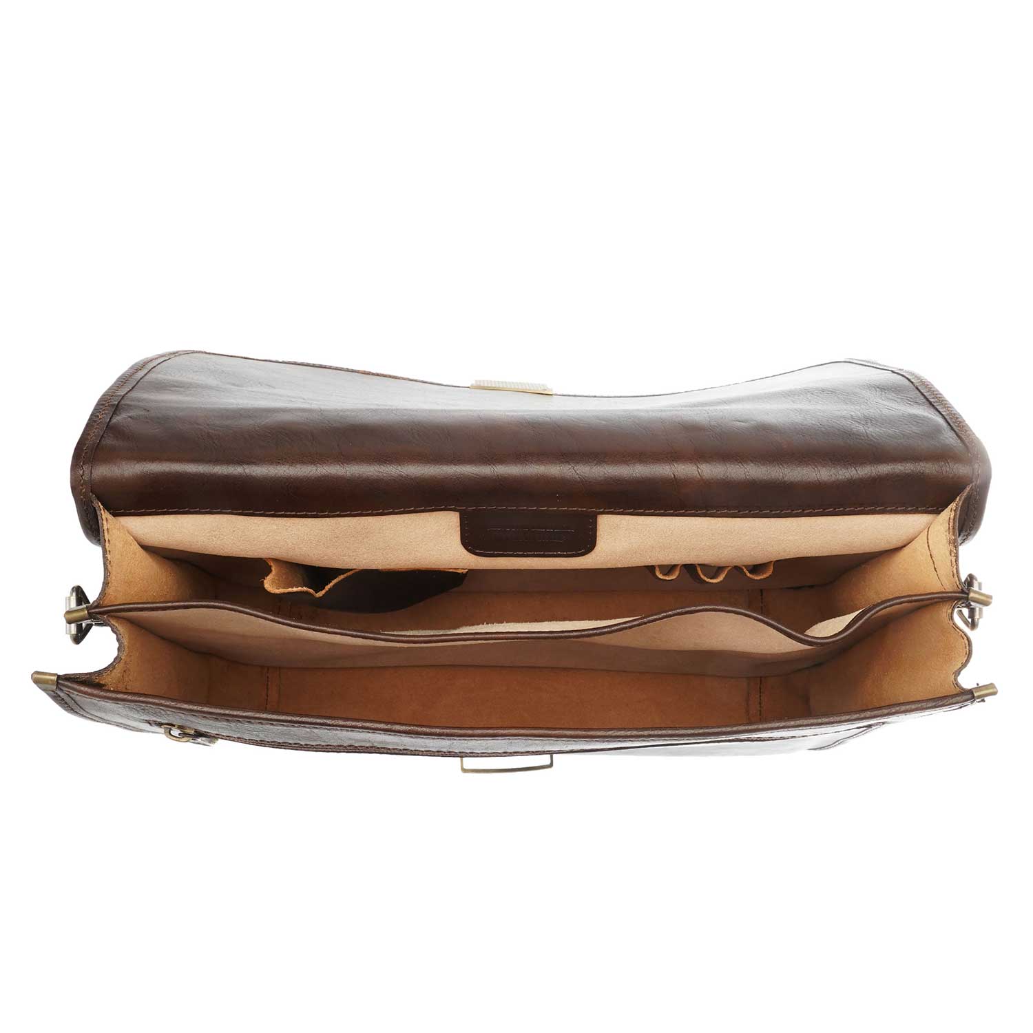 Unisex Leather Work Handbag - 38 x 29 x 10 Cm - 224