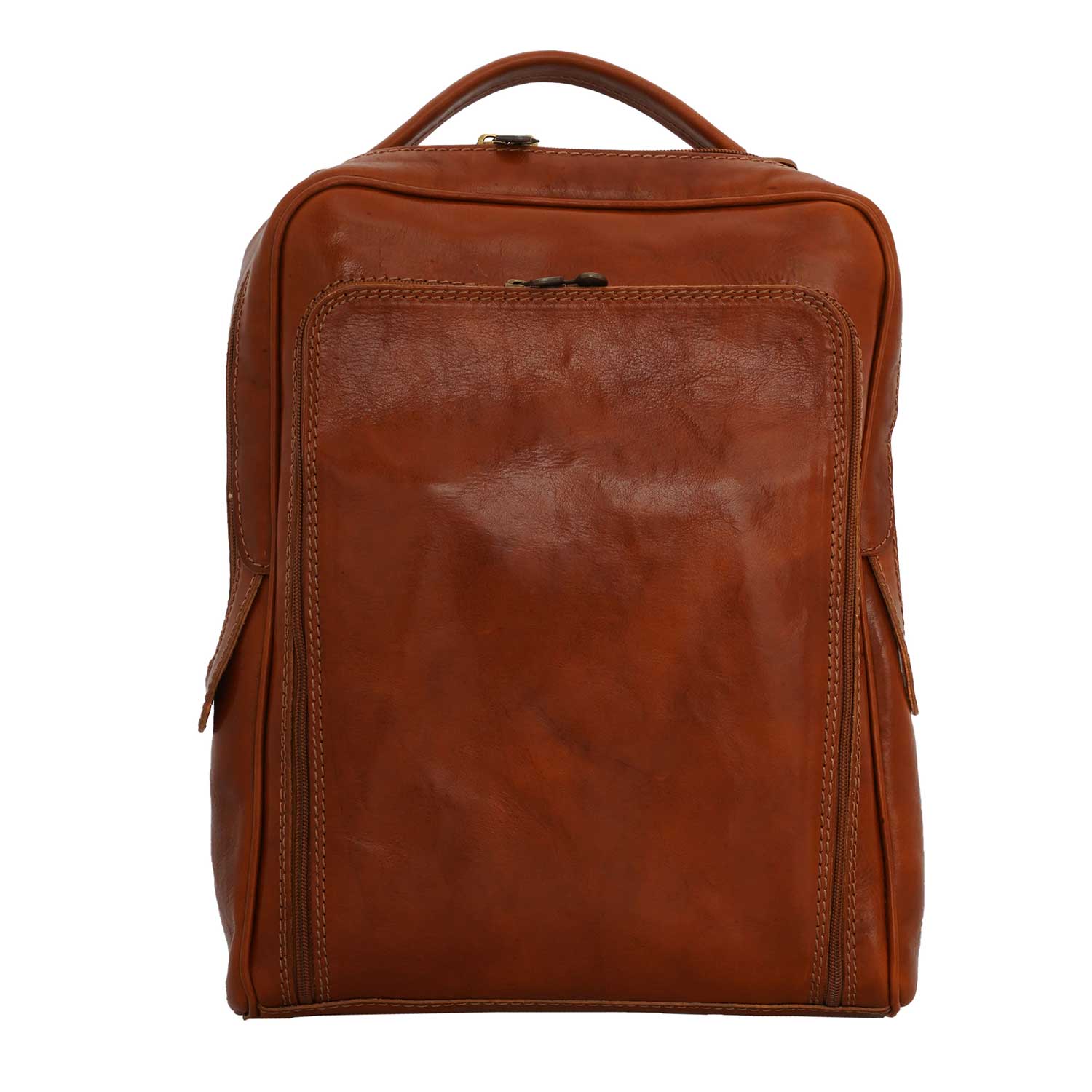 Unisex calfskin backpack - 25 x 35 x 8 Cm - 555