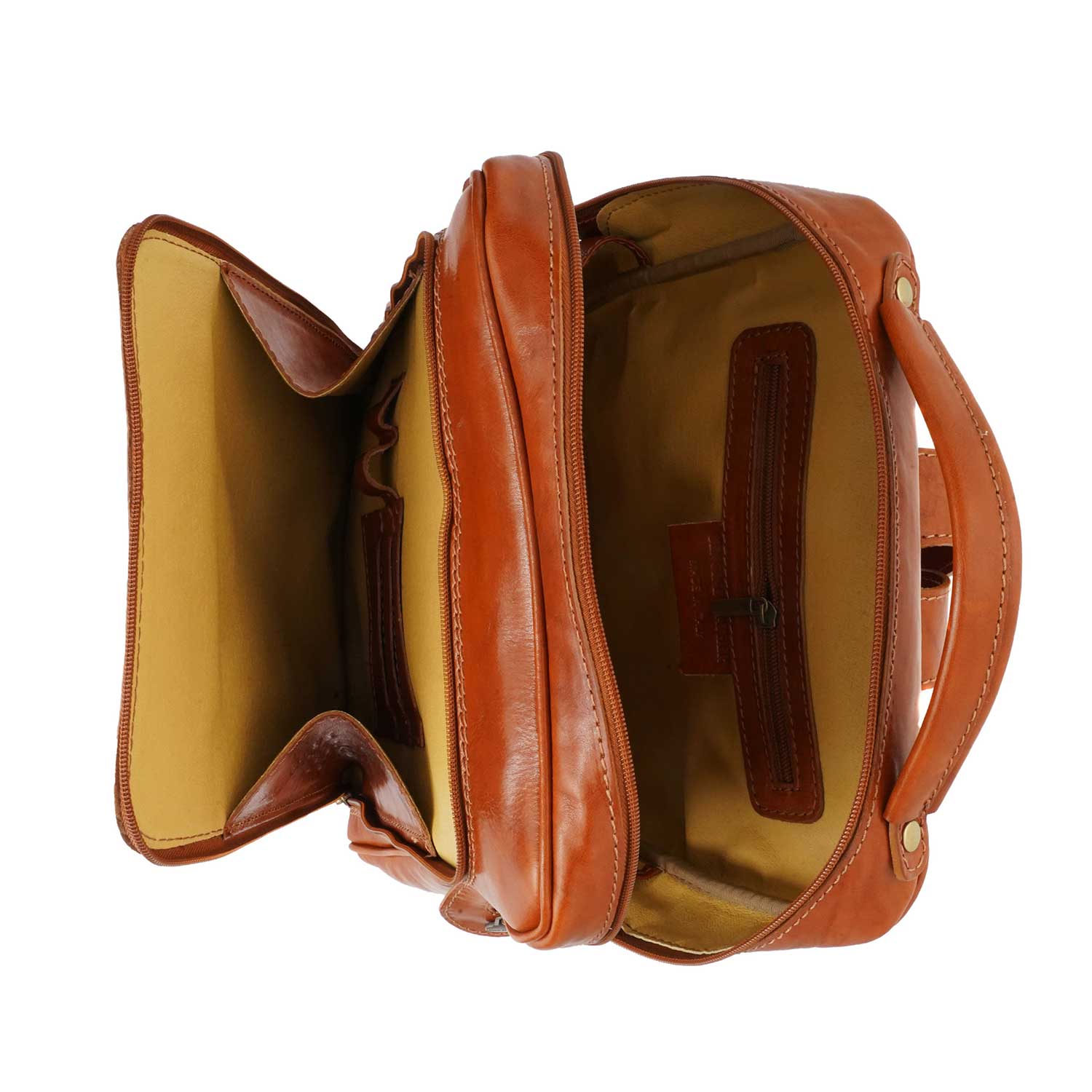 Unisex calfskin backpack - 25 x 35 x 8 Cm - 555