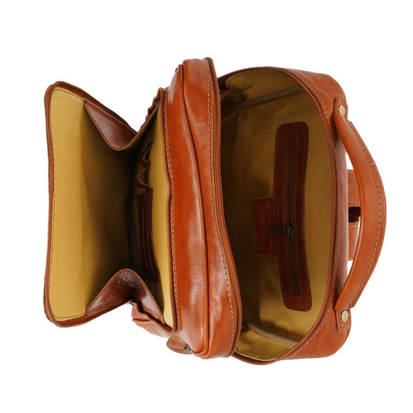 Unisex calfskin backpack - 25 x 35 x 8 Cm - 555