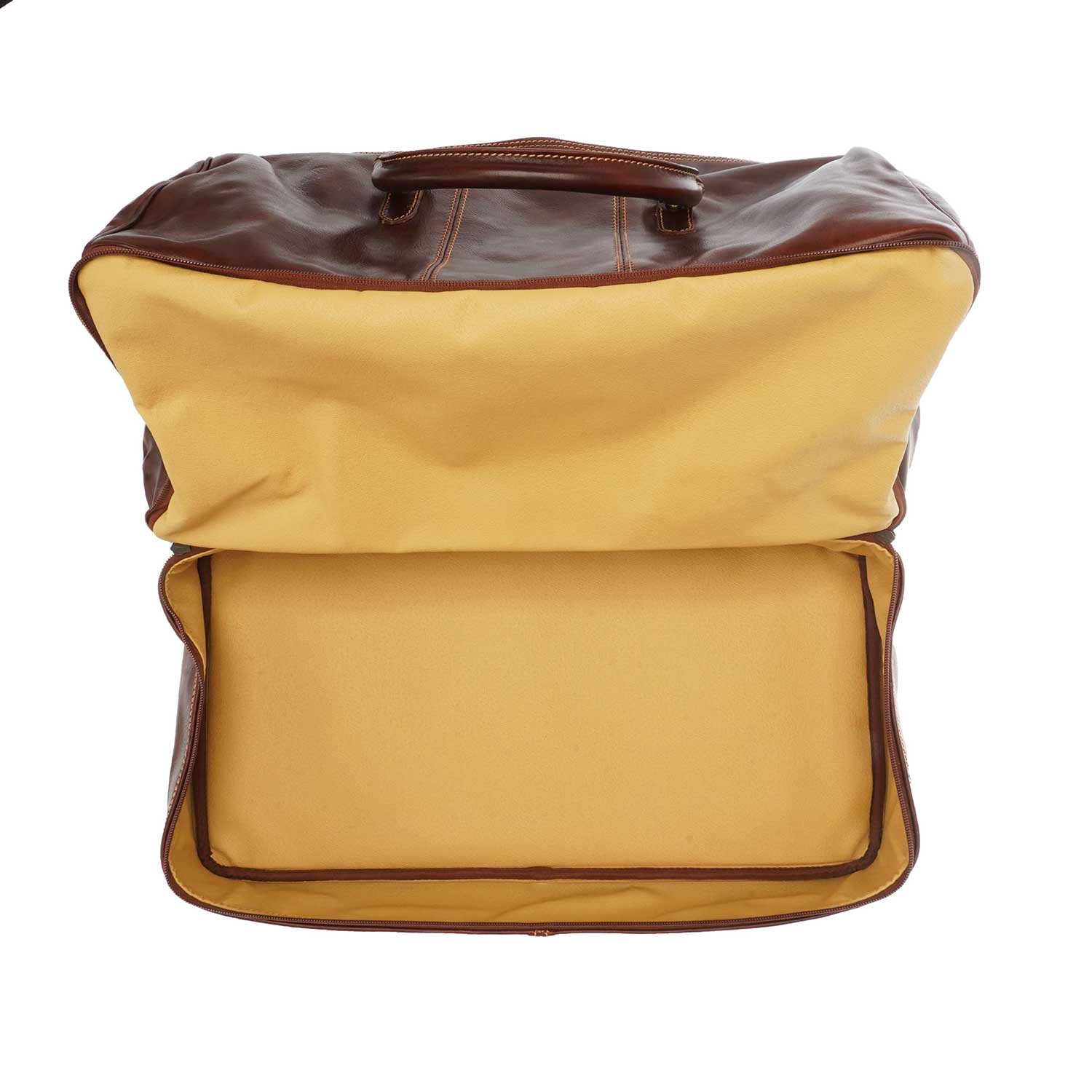 Unisex leather travel bag - 52 x 36 x 27 Cm - 789