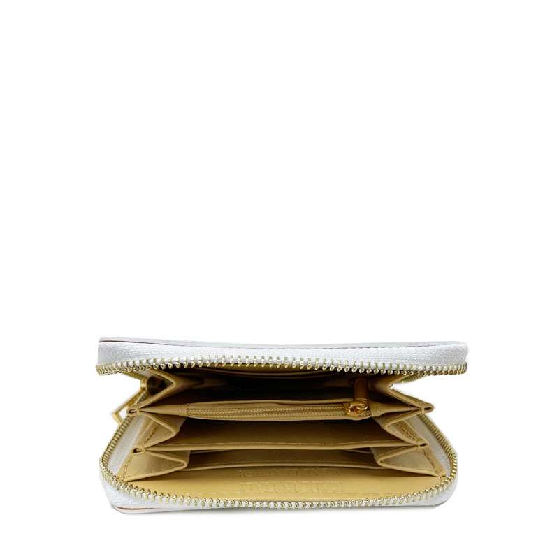 Portafoglio da donna con motivo floreale piccolo - 10031