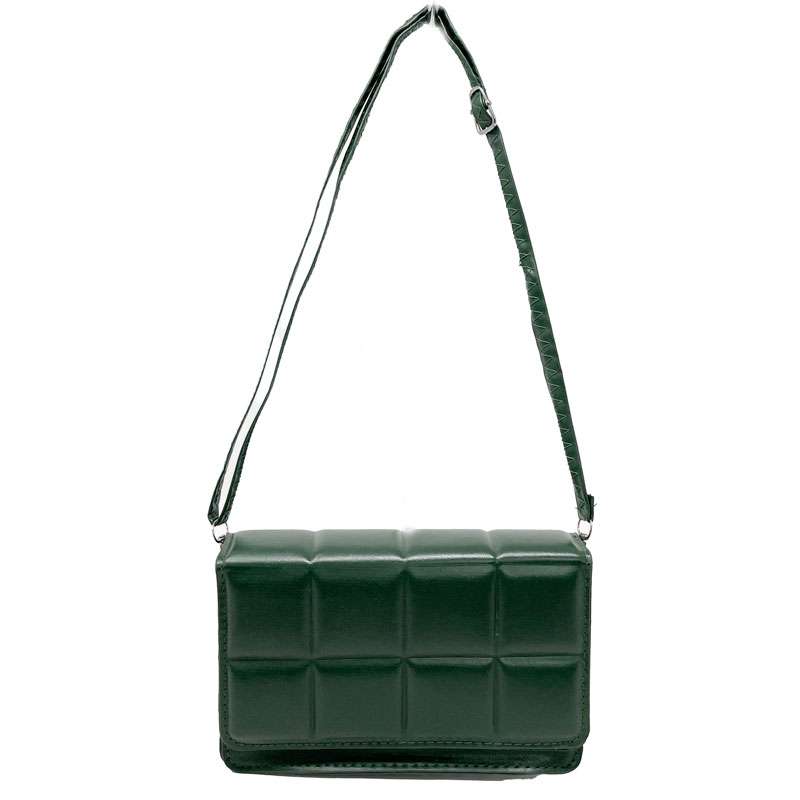 Small Quilted Vegan Leather Handbag for Women - E001