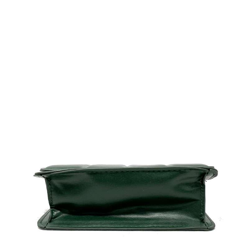 Small Quilted Vegan Leather Handbag for Women - E001