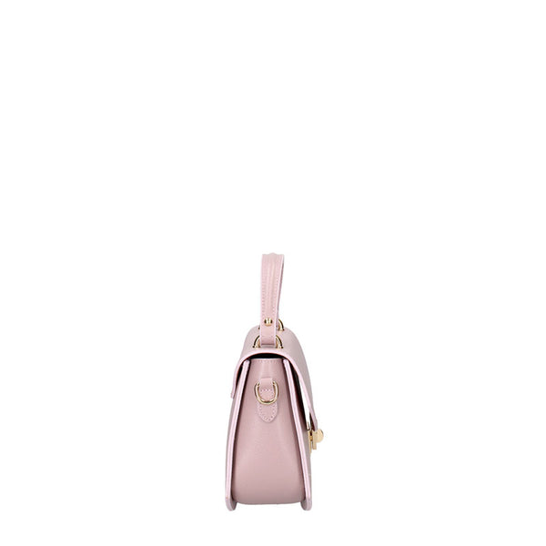 Small women's leather bag with Twist closure - 7202.