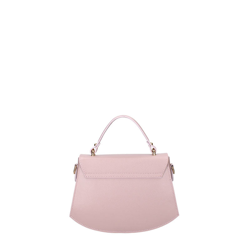 Small women's leather bag with Twist closure - 7202.