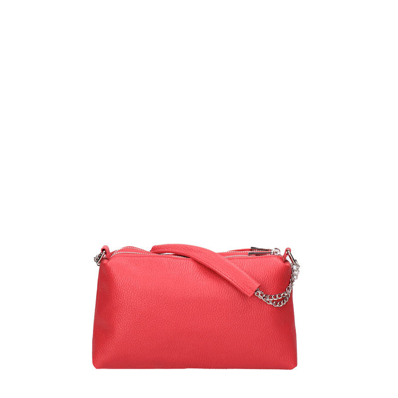 Small clutch bag with chain and double zip - 7141