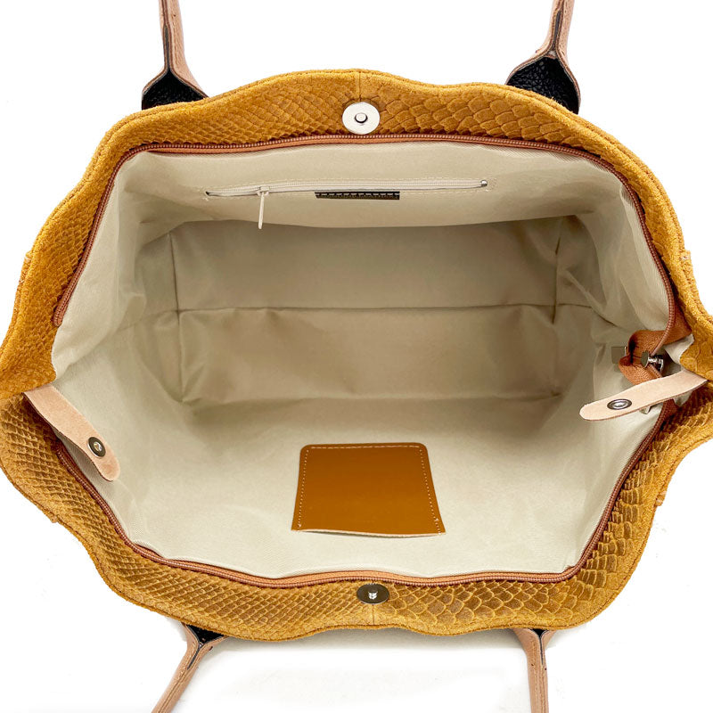 Borsa a spalla grande da donna Animalier Grandezza Modificabile - k062