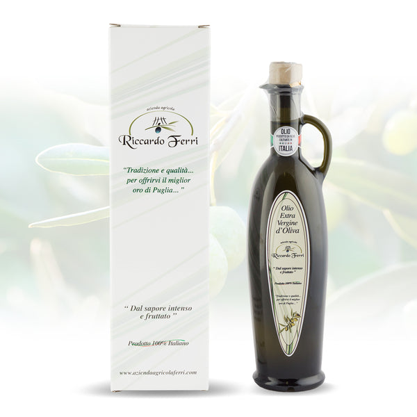 Seville bottle of 500 ml of 100% Italian extra virgin olive oil