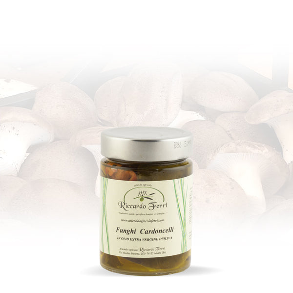290 gr Cardoncelli mushrooms in extra virgin olive oil