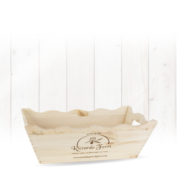 Branded wooden tray