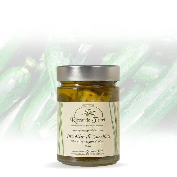 359g Zucchini Rolls in Extra Virgin Olive Oil