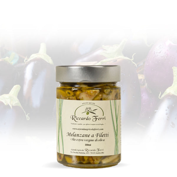 359g Sliced Eggplants in Extra Virgin Olive Oil