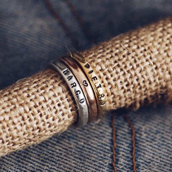 RING WITH NAME - 14KT GOLD