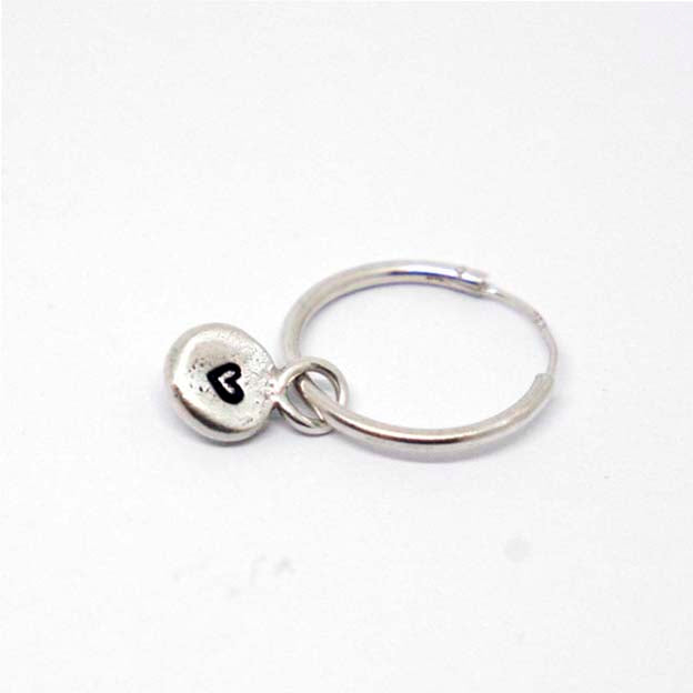 orecchini a cerchio argento