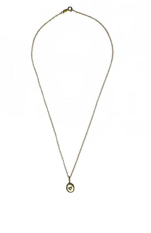 COLLIER AVEC PETITS PEAUX D'OR
