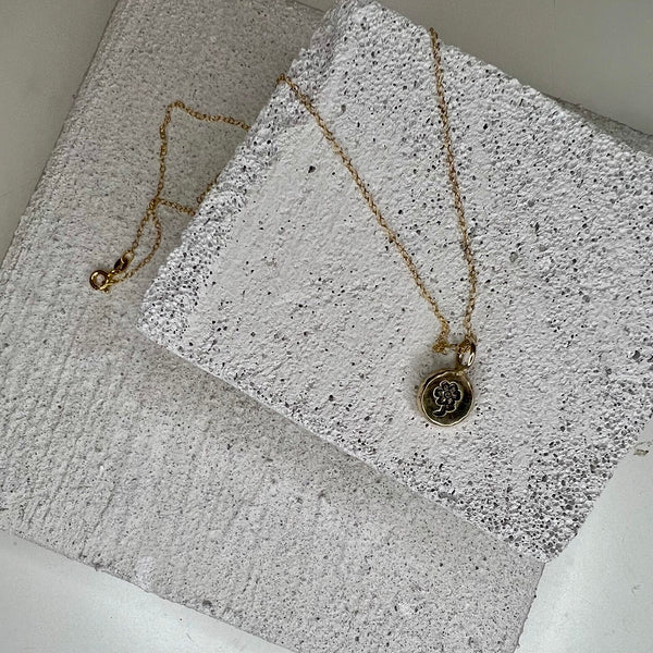 pepita oro collana donna fiore