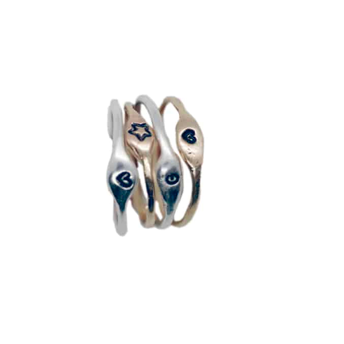 Customized Mini.Mì Ring in Gold