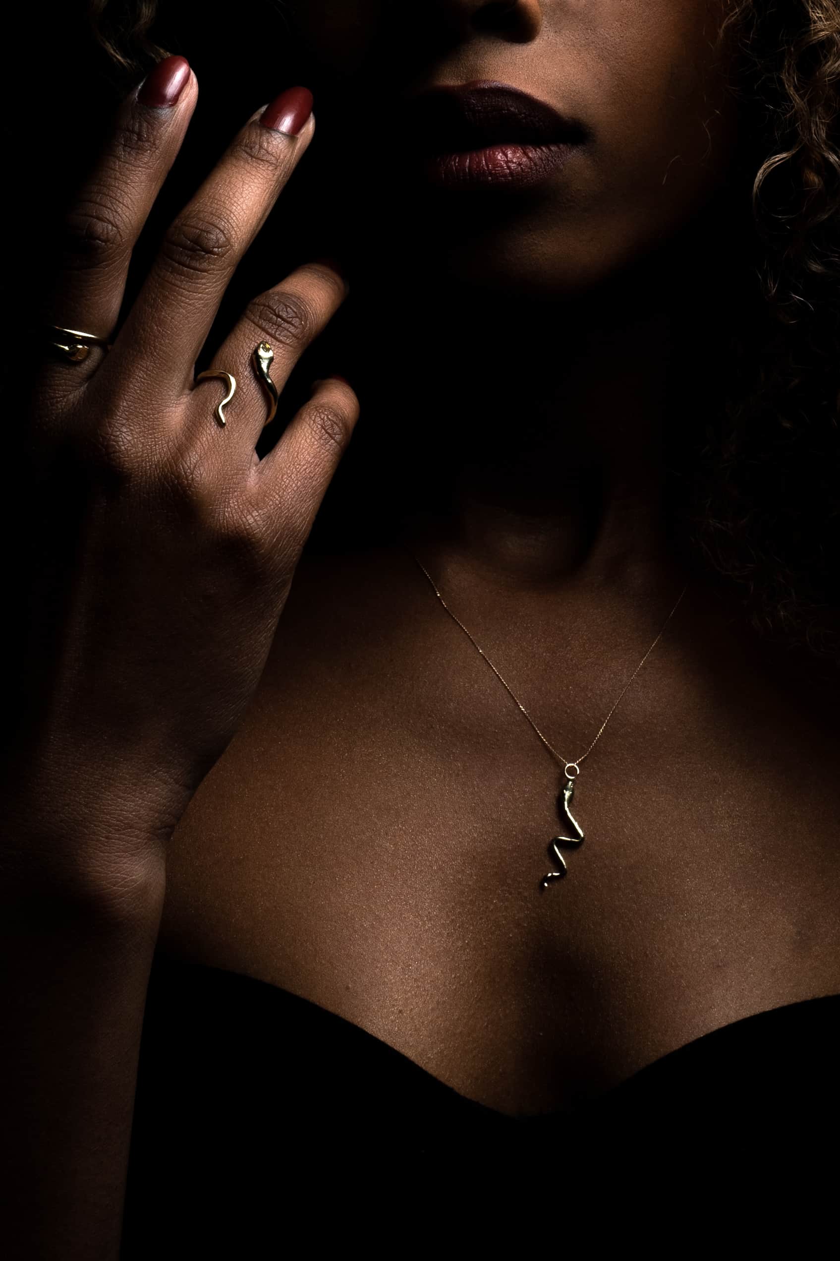 collana serpente oro