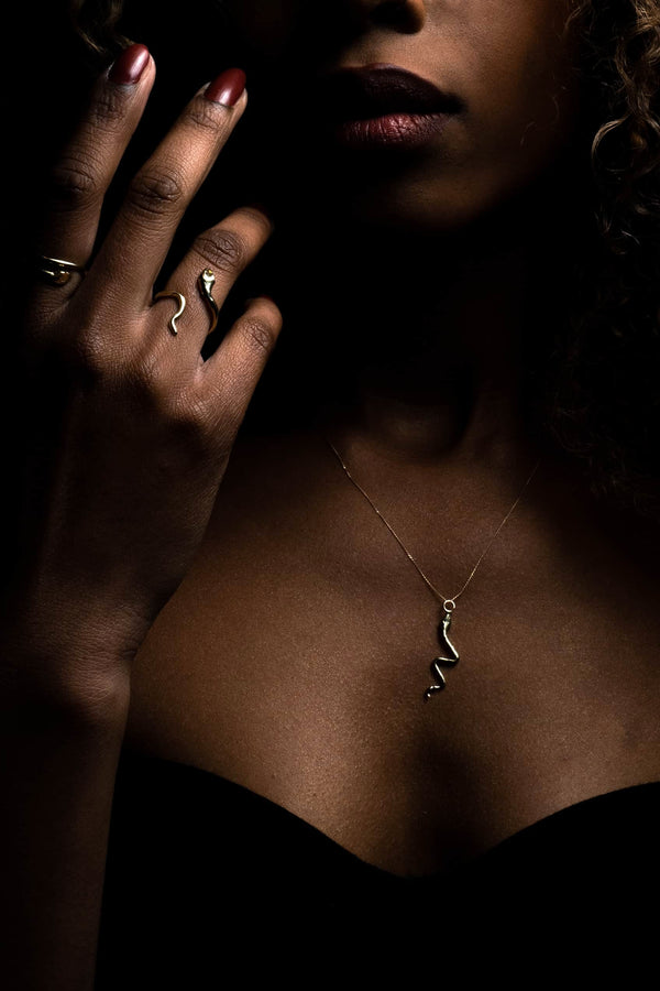 collana serpente oro