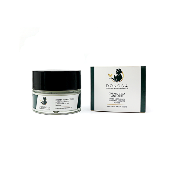 Anti-Aging Face Cream with Sardinian Myrtle Bio + Pouch