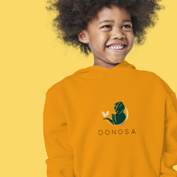 Green Logo Hoodie for Kids