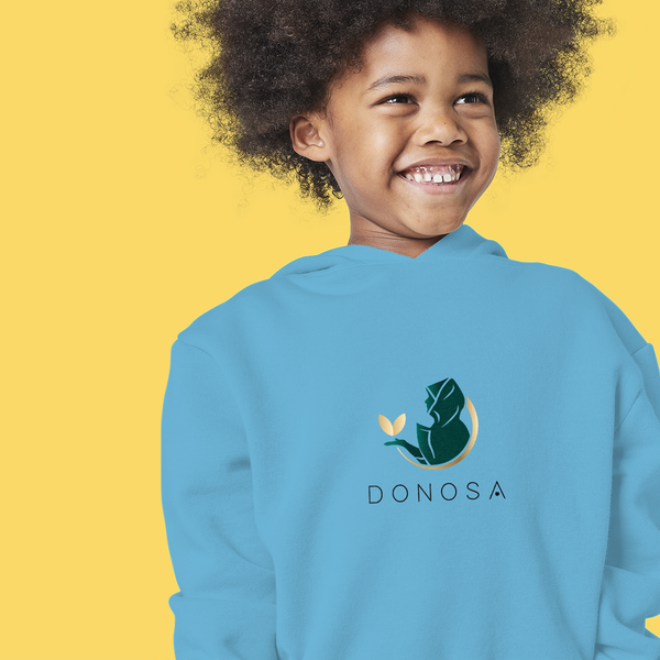 Green Logo Hoodie for Kids