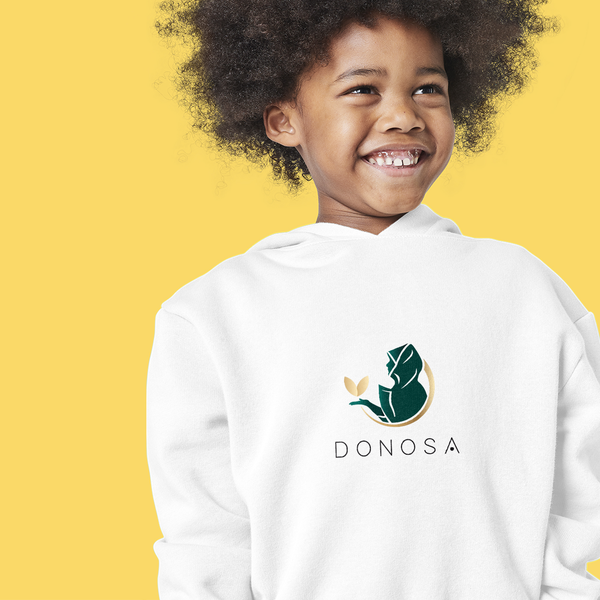 Green Logo Hoodie for Kids