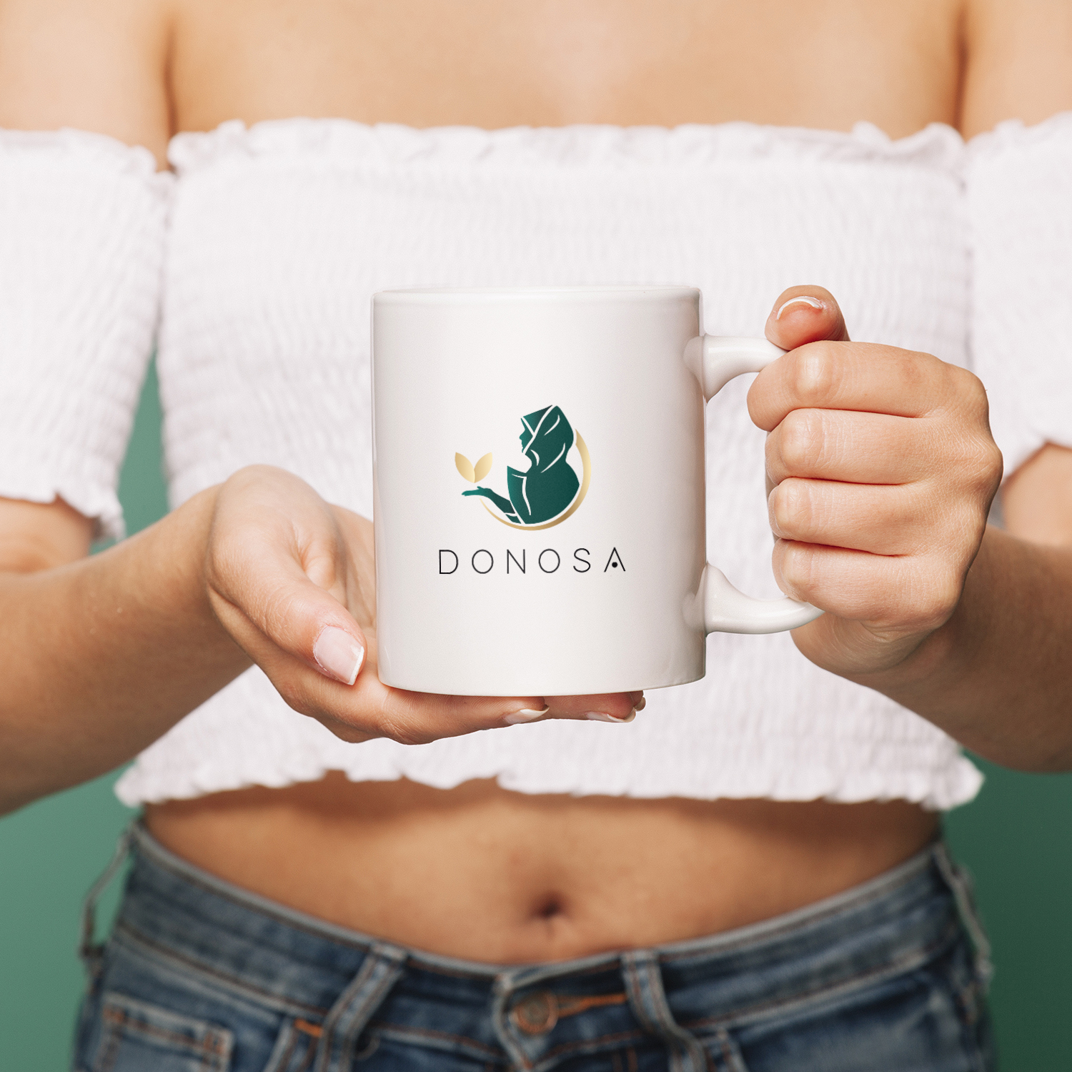Green Logo Mug